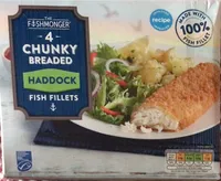 Chunky Breaded Haddock Fish Fillets