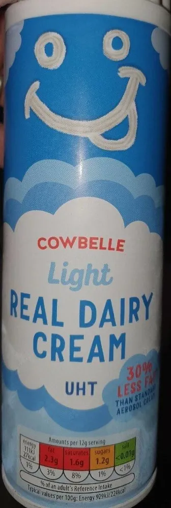 Cowbelle Light Real Dairy Cream