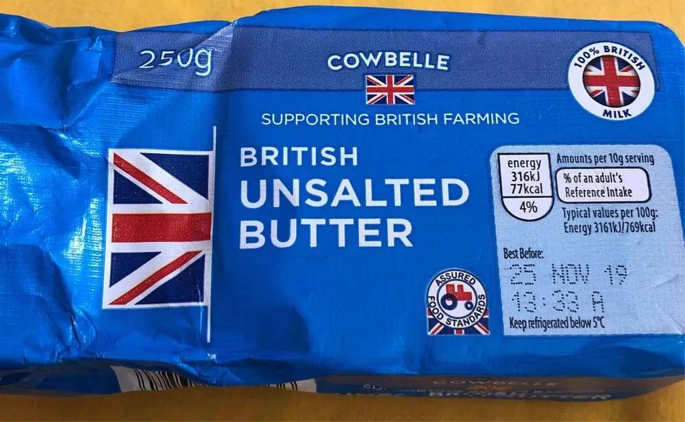 Unsalted butter