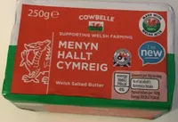 Menyn Hallt Cymreig. Welsh Salted Butter.