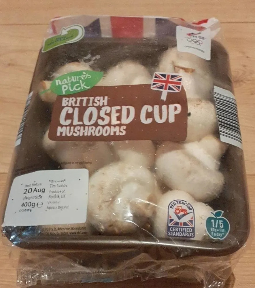 British Closed Cup Mushrooms