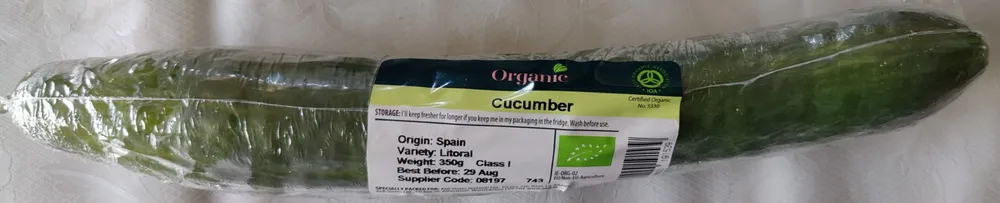 Organic cucumber