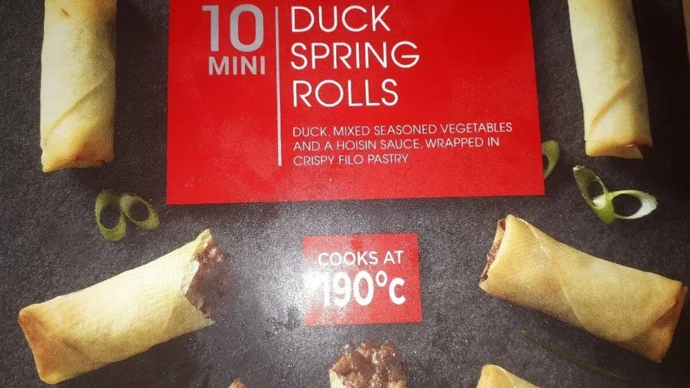 10 MINI DUCK SPRING ROLLS