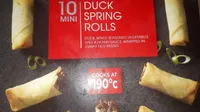 10 MINI DUCK SPRING ROLLS