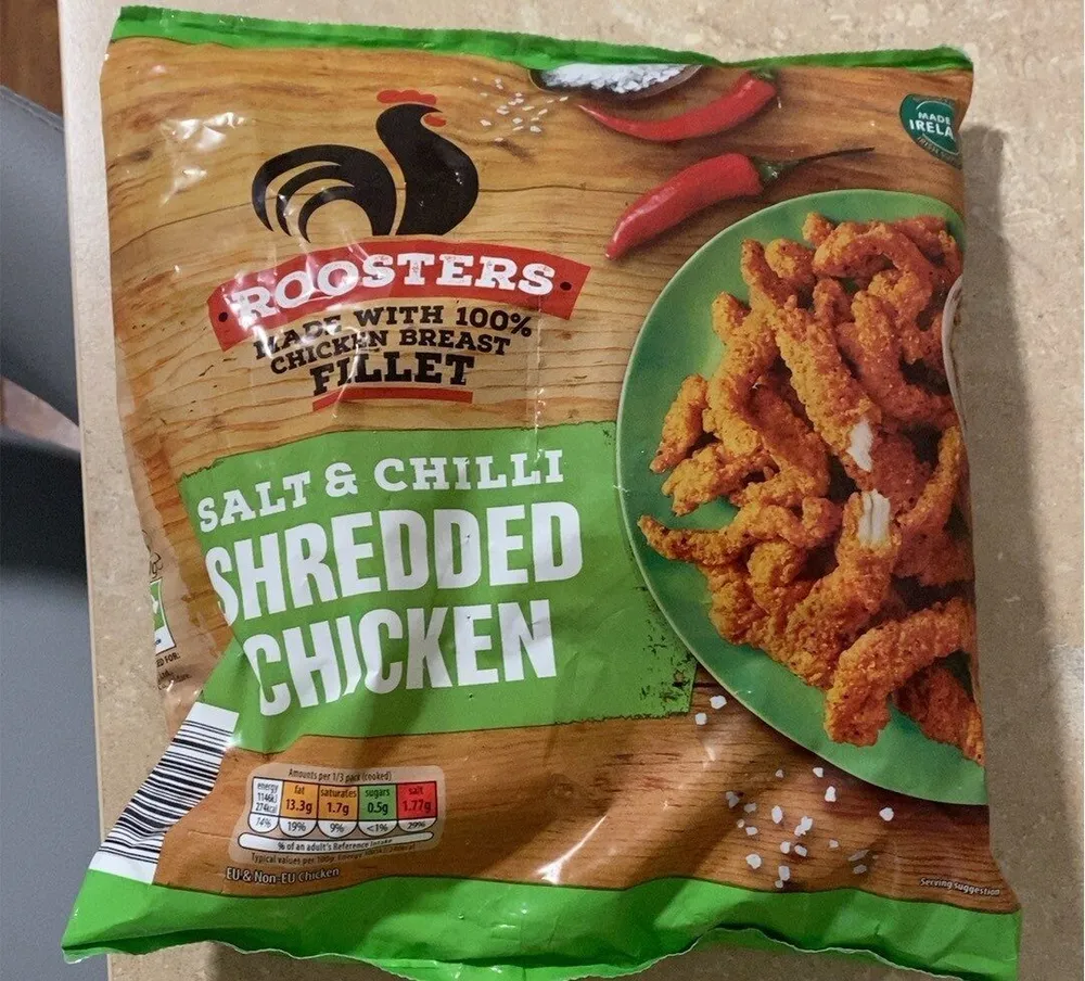 Roosters shredded chicken