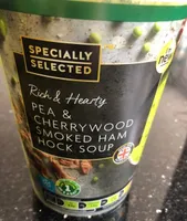 Pea & cherrywood smoked ham hock soup