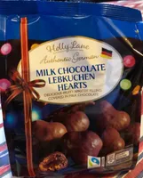 Milk Chocolate Lebuchen Hearts