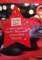 Authentic German Dark Chocolate Lebkuchen Hearts