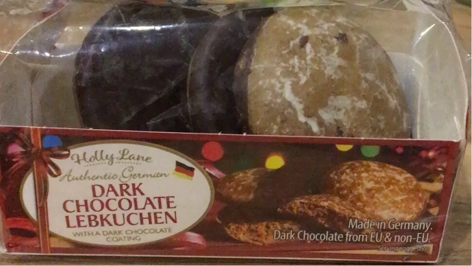 Dark chocolate Lebruchen