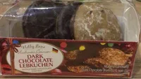 Dark chocolate Lebruchen