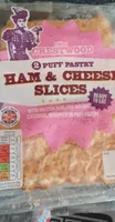 Ham and cheese slices