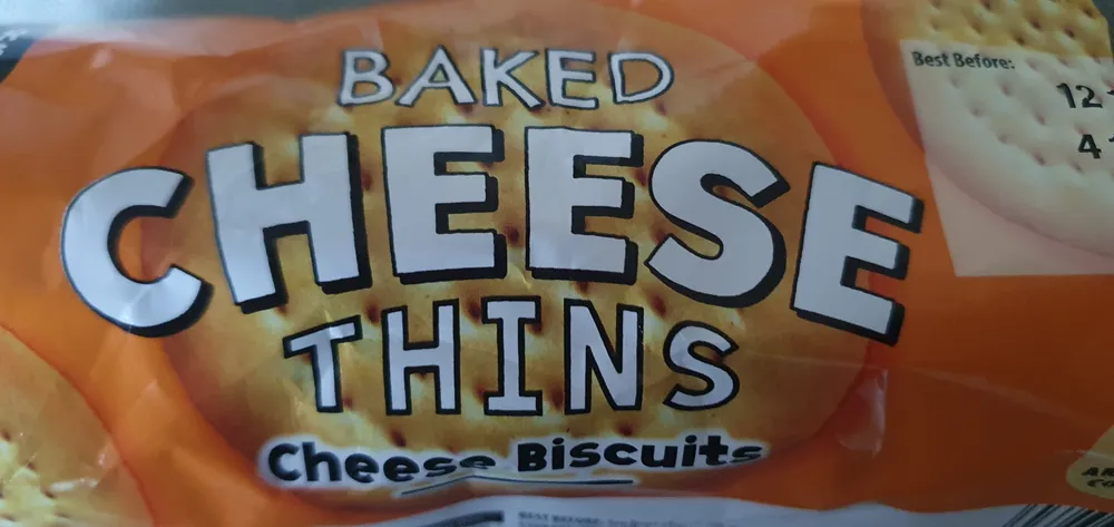 BAKED CHEESE THINS Cheese Biscuits
