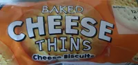 BAKED CHEESE THINS Cheese Biscuits