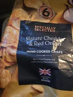 Mature Cheddar and Red Onion Hand Cooked Crisps