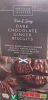 Dark Chocolate Ginger Biscuits