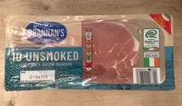 10 Unsmoked Irish Back Bacon Rashers