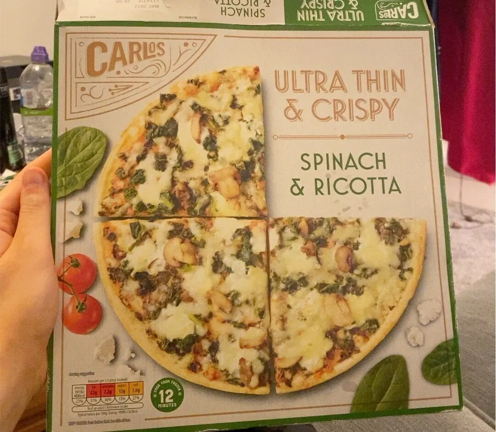 Ultra Thin and Crispy Spinach and Ricotta