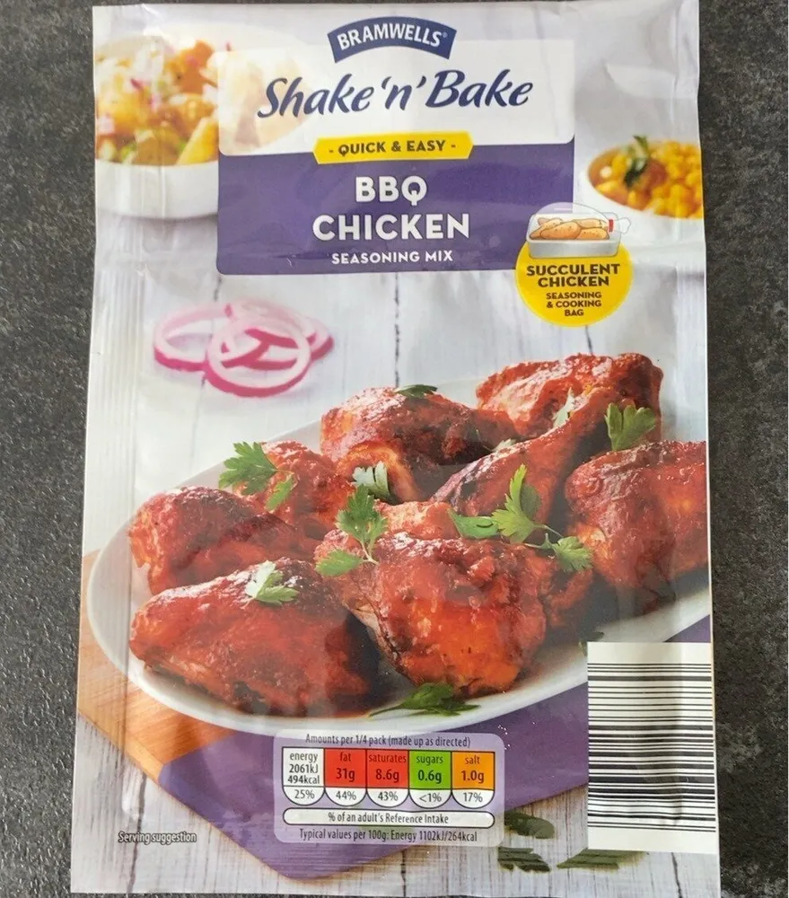Shake n bake bbq chicken