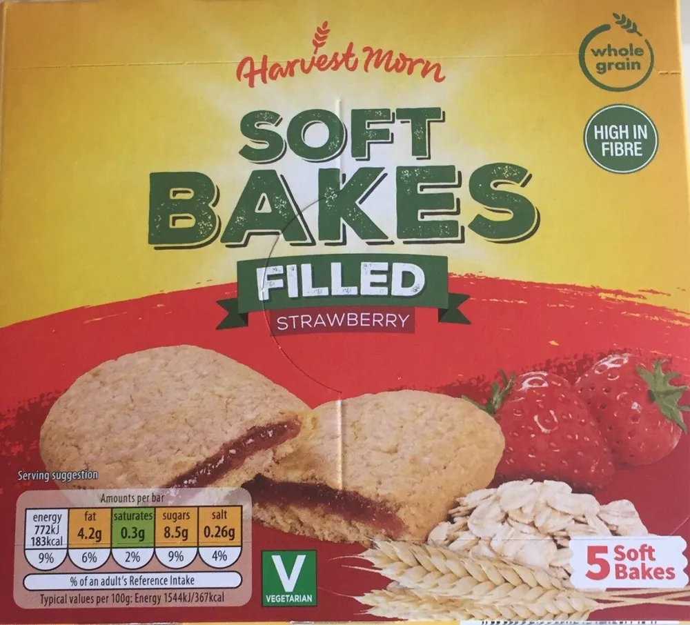 Soft Bakes filled strawberry