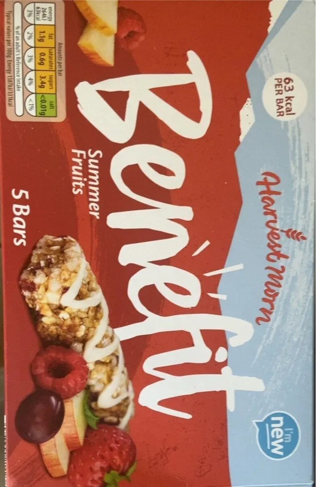Benefit summer fruit bars