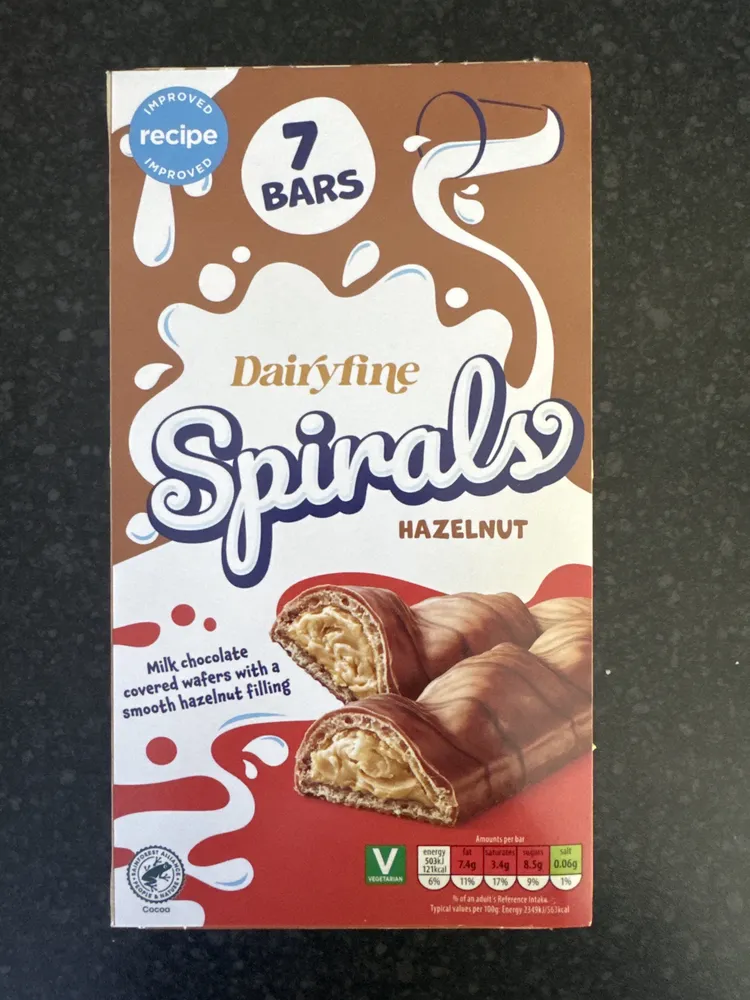 Spirals Hazelnut