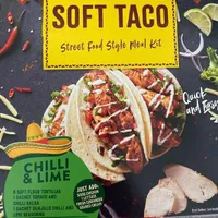 Chilli and lime soft taco