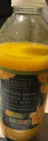 Orange juice with bits