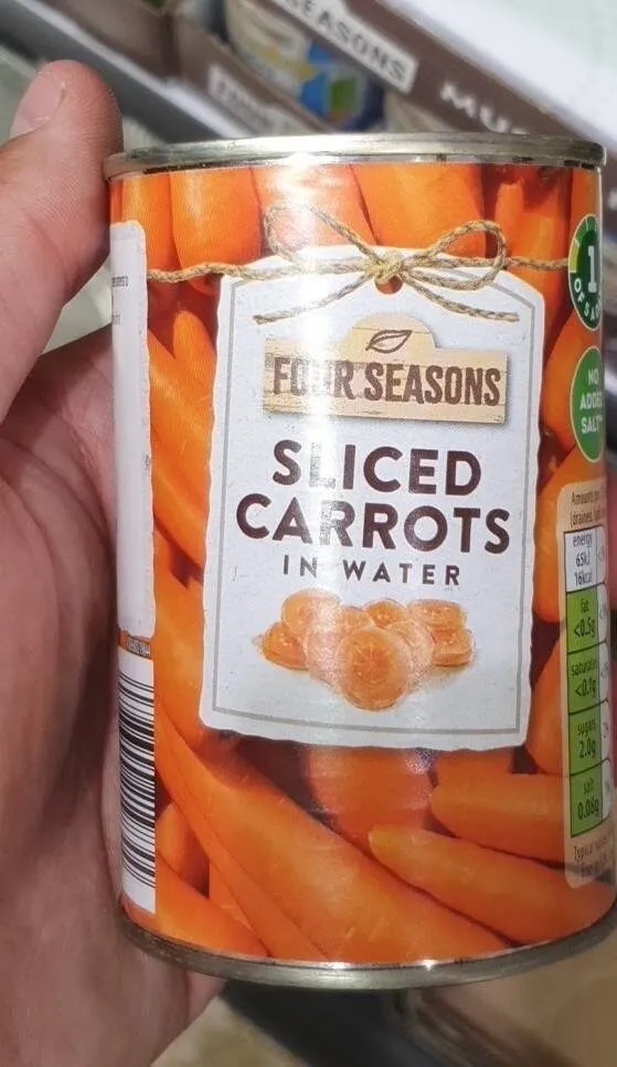 Sliced Carrots in water