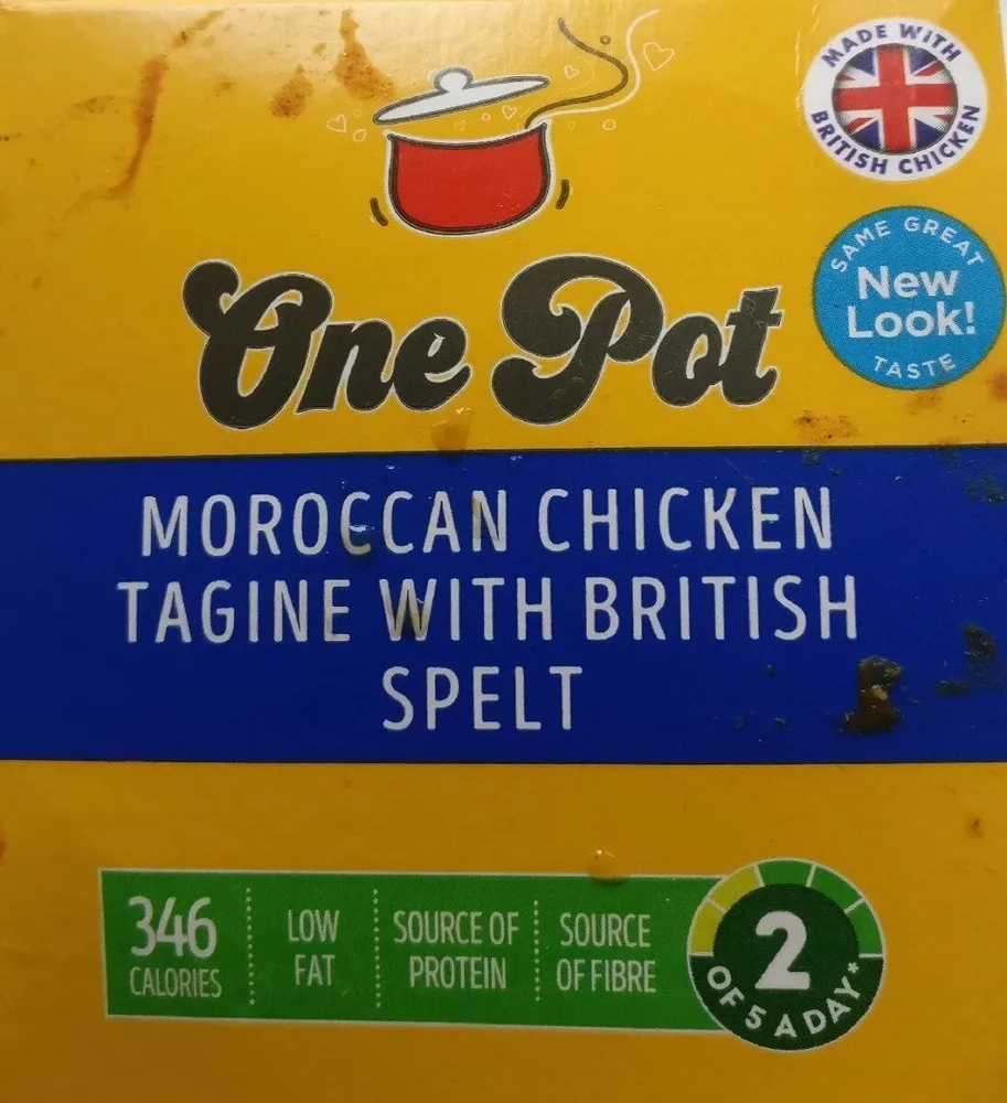 Moroccan chicken tagine with british spelt