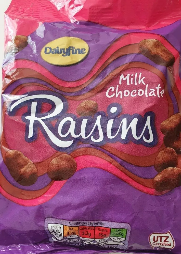 Milk Chocolate Raisins