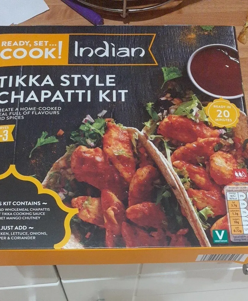 Tikka style chapatti kit