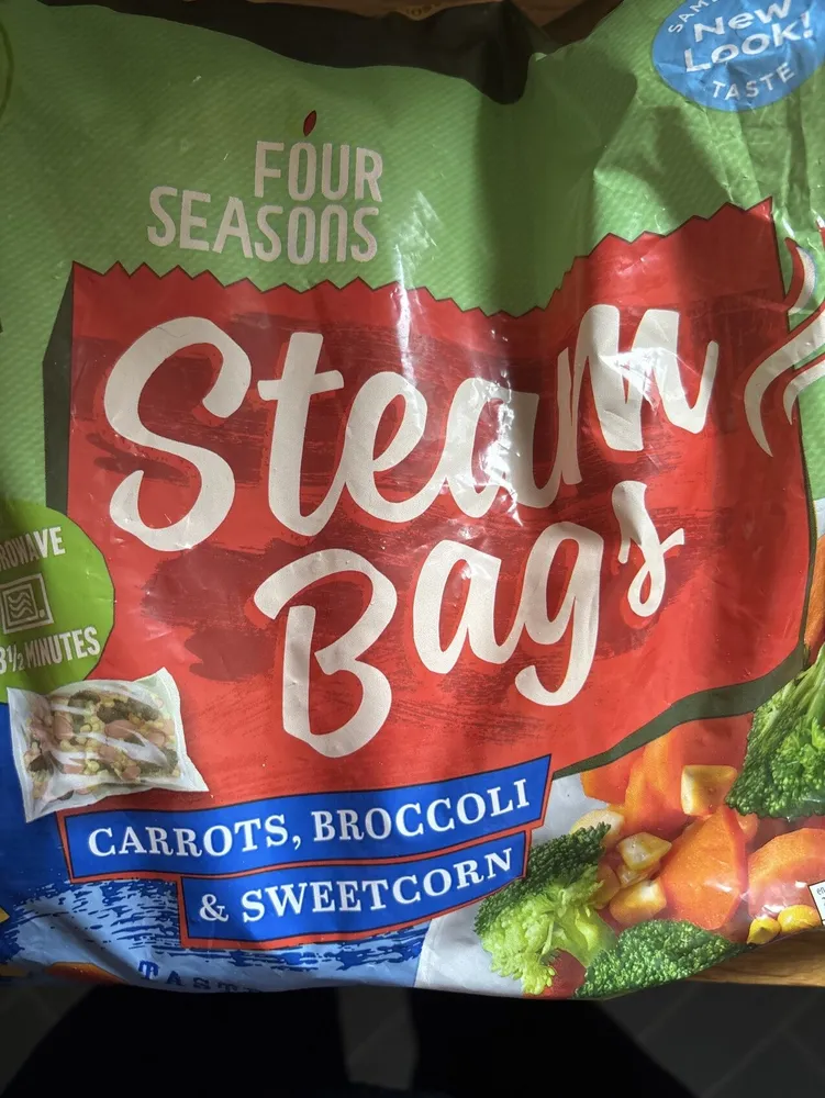 Carrots, Broccoli & Sweetcorn