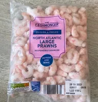 North atlantic large prawns