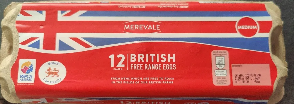 12 Medium Eggs