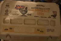 BRITISH FREE RANGE 15 MIXED SIZE EGGS