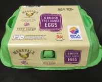 6 British Free Range Eggs xl