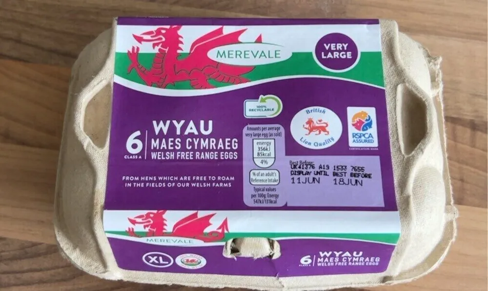 Welsh free range eggs