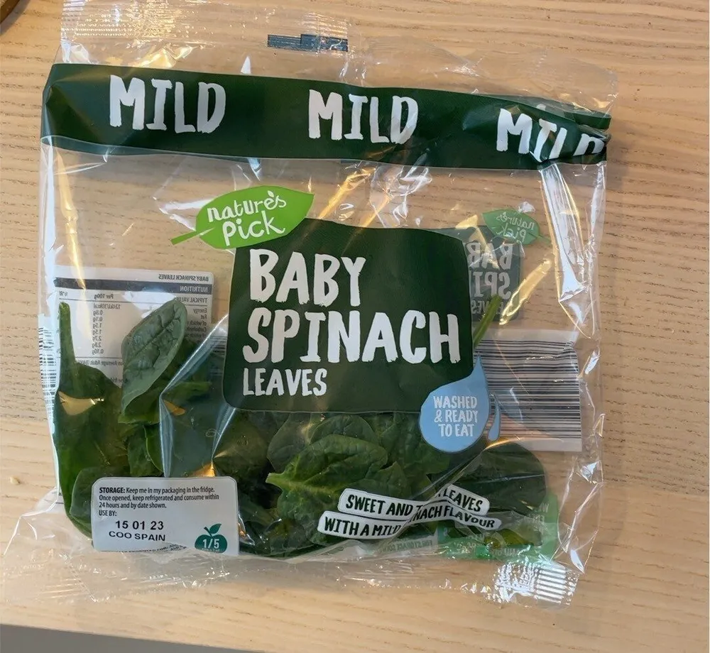Baby Spinach Leaves