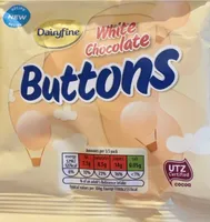 Dairyfine White Chocolate Buttons