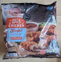 Flaming’ hot chicken breast strips