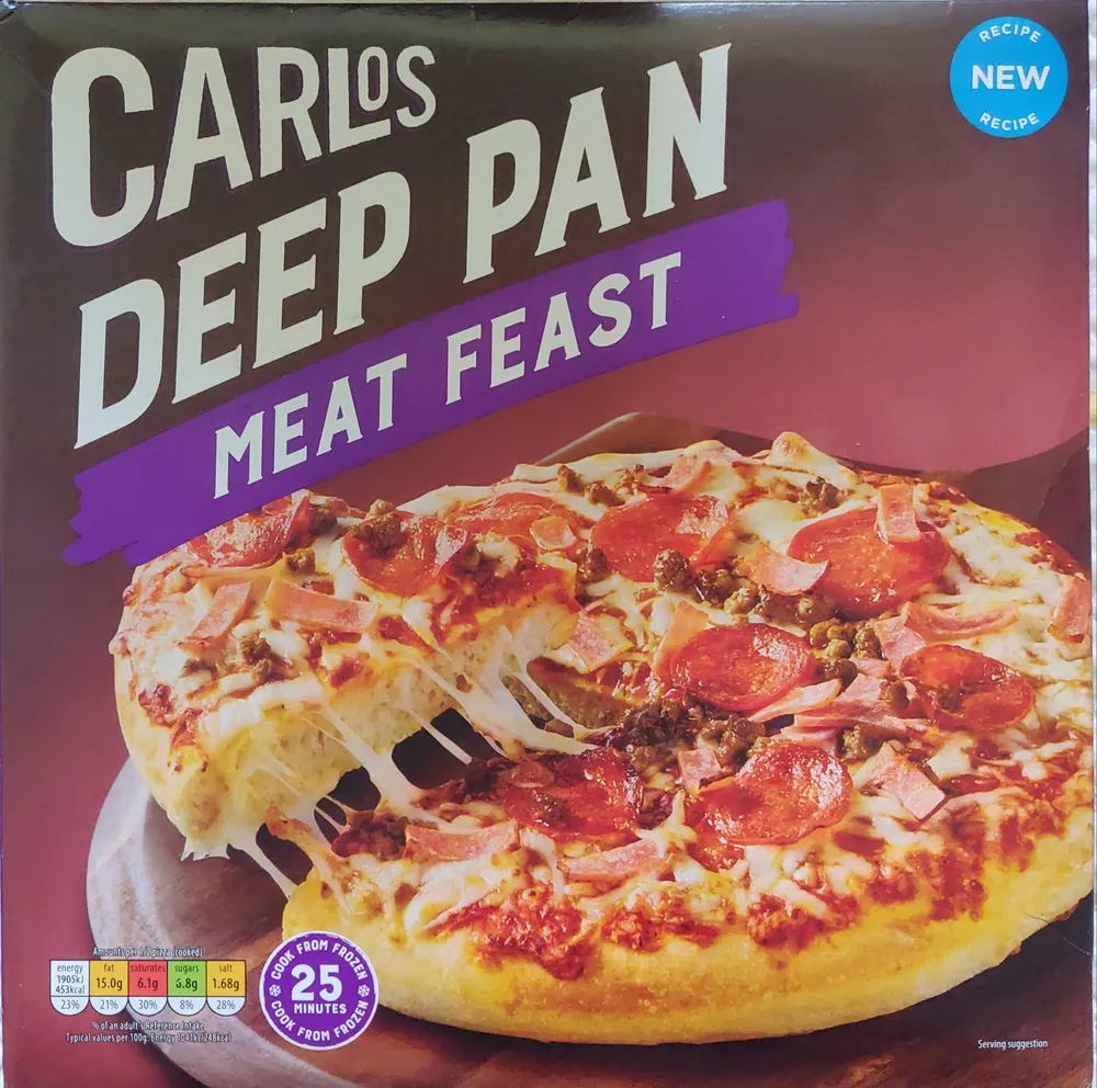 Deep Pan Meat Feast Pizza
