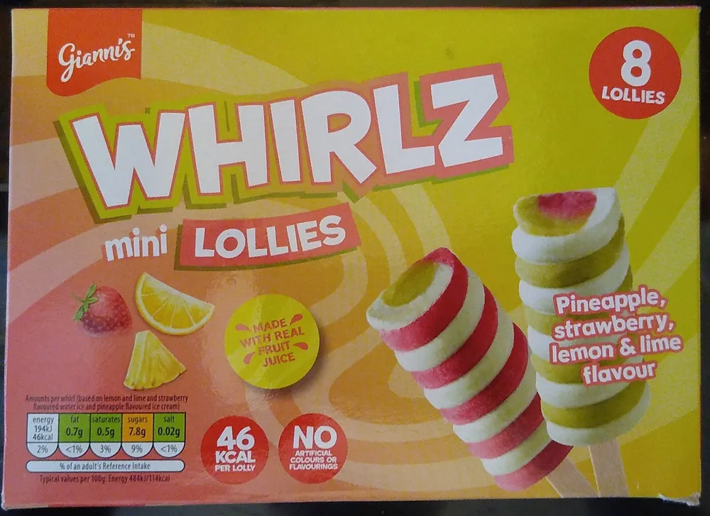 Whirlz Mini Lollies