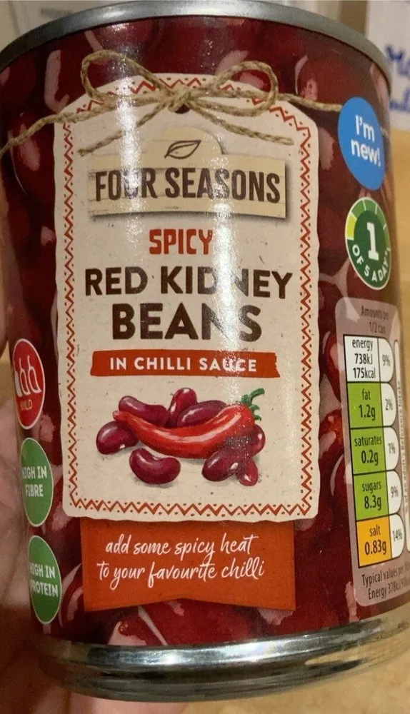 Red Kidney Beans in Chilli Sauce