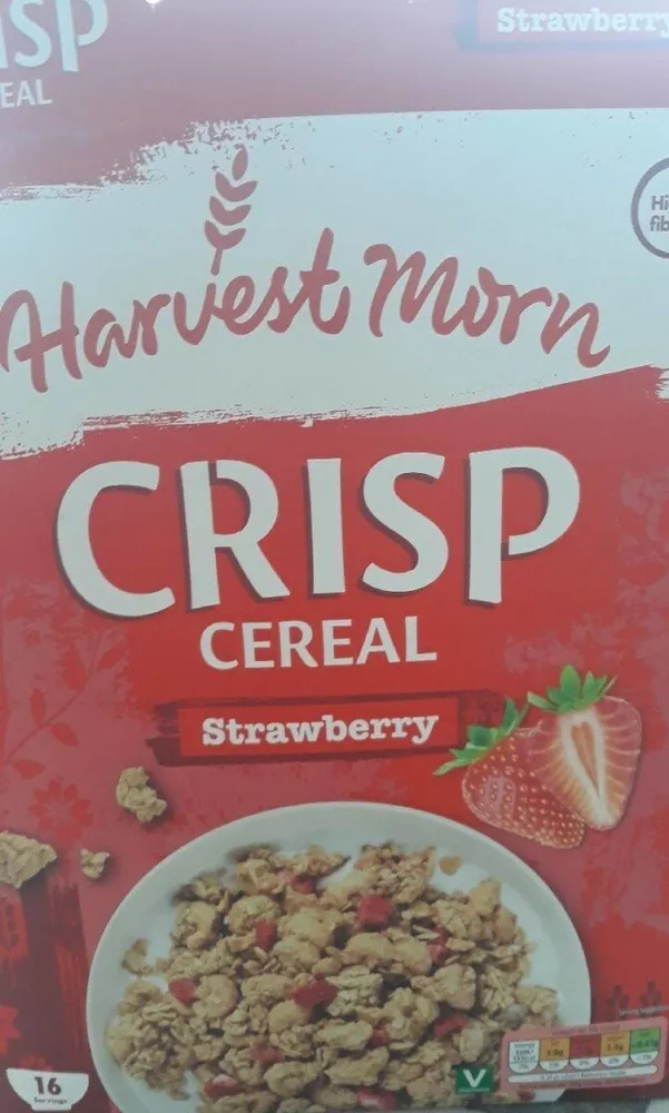 Crisp cereal strawberry