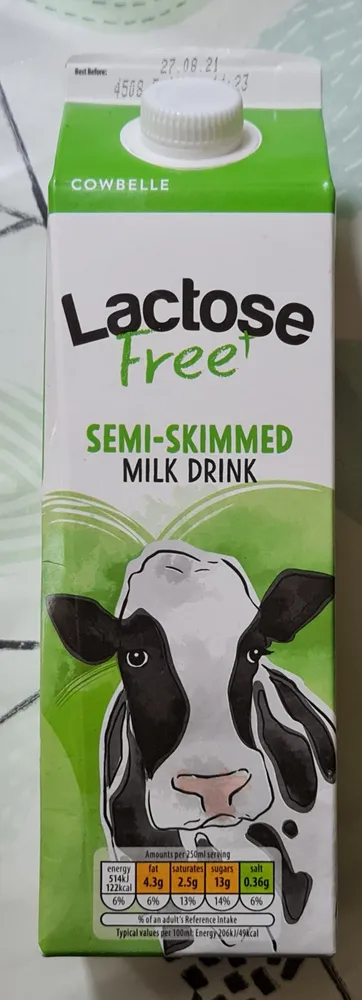 Lactose Free semi skimmed milk