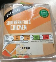 Southern fried chicken wrap