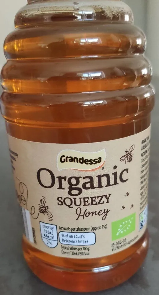 Organic squeeze honey