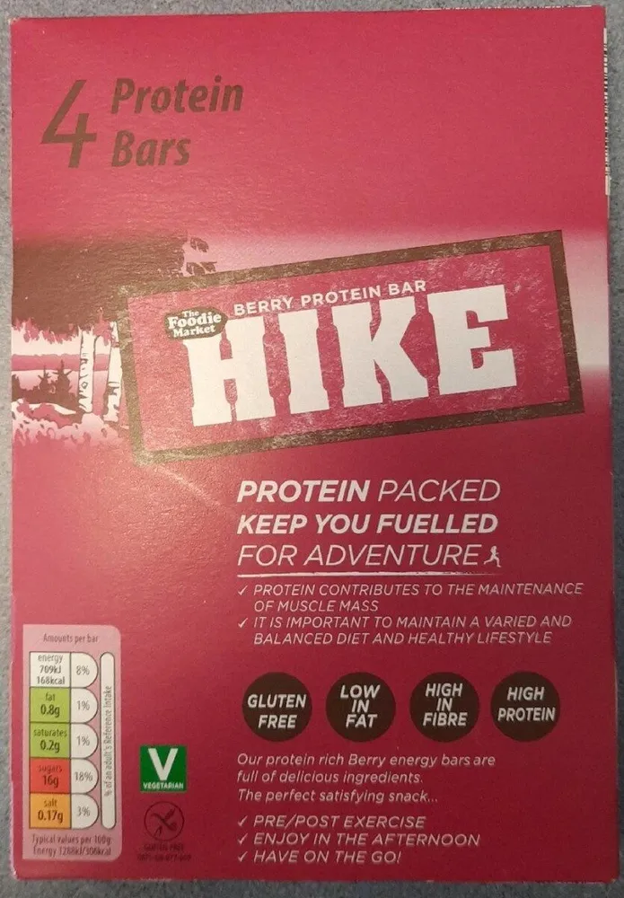 Hike berry protein bar