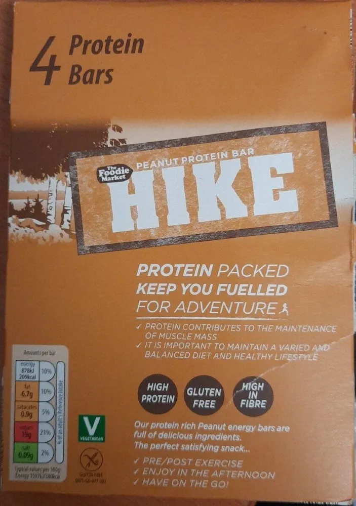 Hike peanut protein bar