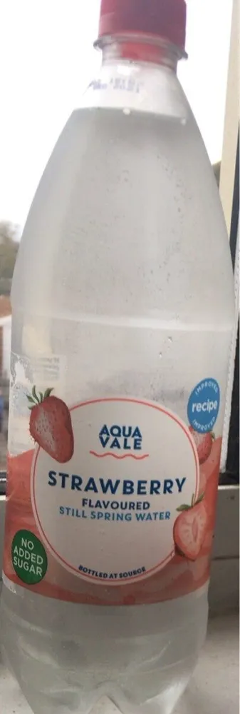 Strawberry flavoured water